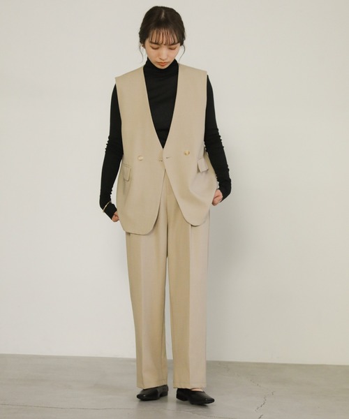 select MOCA（セレクトモカ）の「フェイクレザースクエアトゥパンプス（パンプス・レディース・アイボリー/ライトベージュ/ブラック・SMALL/MEDIUM/LARGE）」の6枚目の写真