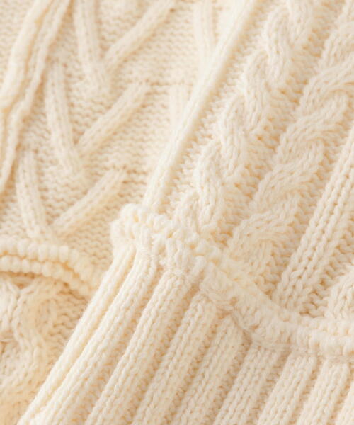WHITELAND(ホワイトランド)の「WHITELAND/ホワイトランド/LINKING KNIT(ニット/セーター・メンズ・ホワイト・F)」の14枚目の写真