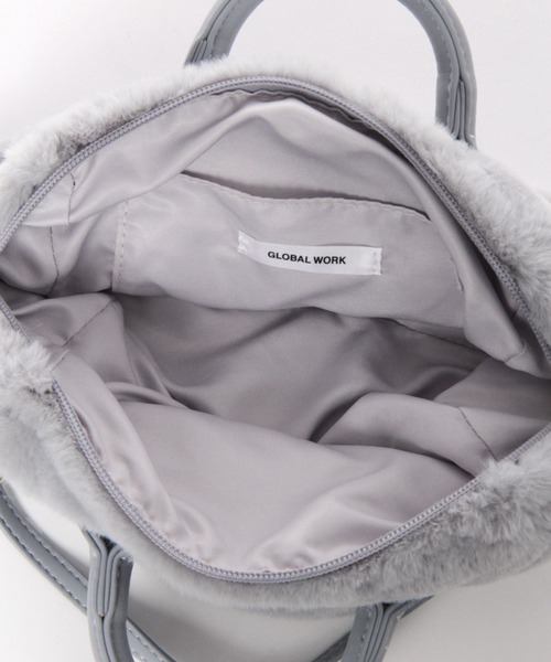 GLOBAL WORK（グローバルワーク）の「フワフワ2wayボストンBAG/170929（ボストンバッグ・キッズ・ライトベージュ/スカイブルー・FREE）」の14枚目の写真