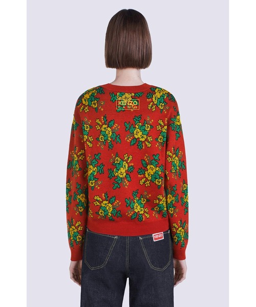 KENZO JUNGLE ケンゾー ジャングル トップス ピンク 花柄  サイズ不明 インナー付き　フラワー  ◆3107/SBS通り店 ☆KENZO JUNGLE トップス 花柄＜M＞ Tシャツ レディース ピンク
