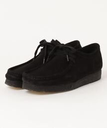 AVIREX | 【CLARKS/クラークス】Wallabee / ワラビー / BLACK / ブラック(モカシン/デッキシューズ)