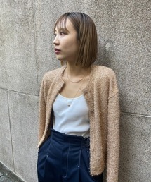 【emmi atelier】ラメカーディガン