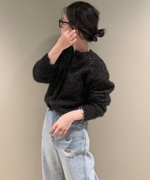 【emmi atelier】ラメカーディガン