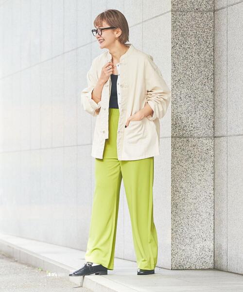 coen（コーエン）の「チャイナデニムカバーオール（カバーオール・レディース・コバルトブルー/ナチュラル・M/L）」の12枚目の写真