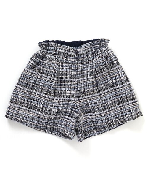 apres les cours（アプレレクール）の「ツイードショートパンツ（その他パンツ・キッズ・ネイビー/アイボリー・100/120/90/110/130/80/140）」の13枚目の写真