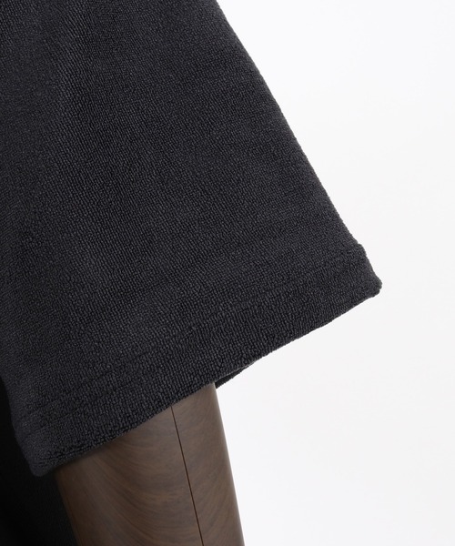 CAMBIO(カンビオ)の「mt8146-ルーズシルエットパイルヘンリーネックカットソー(Tシャツ/カットソー・メンズ・ホワイト/ブラック/グレー・S/M/L)」の22枚目の写真