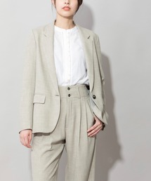 Munich | スラブギャバジンツイードテーラードジャケット(テーラードジャケット)