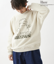 【PEANUTS×SPORTS WEAR by relume】別注 プリントクルーネックスウェット