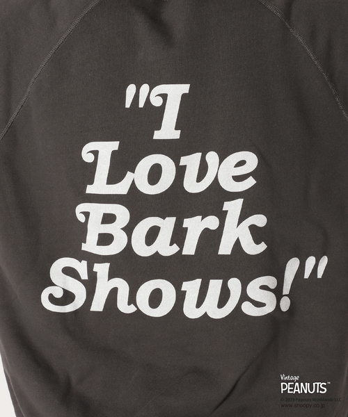 PEANUTS（ピーナッツ）の「【PEANUTS×SPORTS WEAR by relume】別注 プリントクルーネックスウェット（スウェット・メンズ・イエロー/アイボリー/グリーン系その他/チャコールグレー/ブラック・LARGE/MEDIUM/X-LARGE）」の7枚目の写真