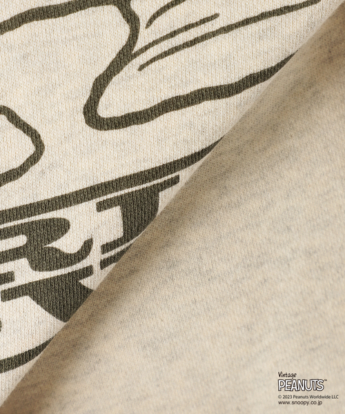 PEANUTS（ピーナッツ）の「【PEANUTS×SPORTS WEAR by relume】別注 プリントクルーネックスウェット（スウェット・メンズ・イエロー/アイボリー/グリーン系その他/チャコールグレー/ブラック・LARGE/MEDIUM/X-LARGE）」の11枚目の写真