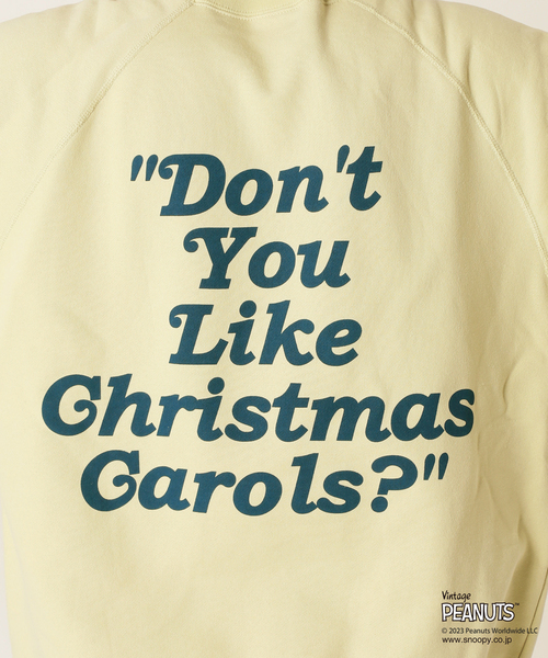 PEANUTS（ピーナッツ）の「【PEANUTS×SPORTS WEAR by relume】別注 プリントクルーネックスウェット（スウェット・メンズ・イエロー/アイボリー/グリーン系その他/チャコールグレー/ブラック・LARGE/MEDIUM/X-LARGE）」の13枚目の写真