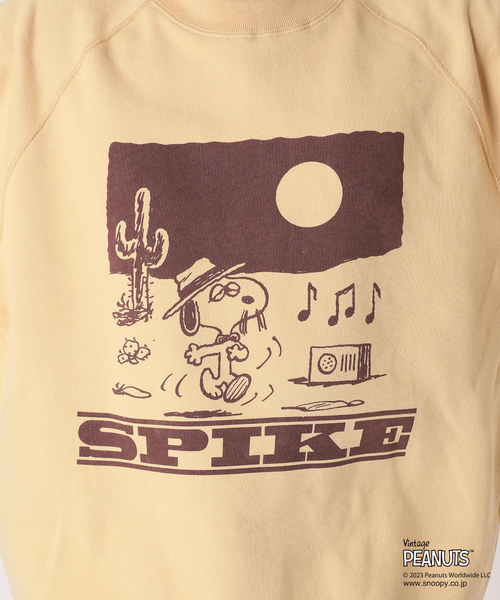 PEANUTS（ピーナッツ）の「【PEANUTS×SPORTS WEAR by relume】別注 プリントクルーネックスウェット（スウェット・メンズ・イエロー/アイボリー/グリーン系その他/チャコールグレー/ブラック・LARGE/MEDIUM/X-LARGE）」の15枚目の写真
