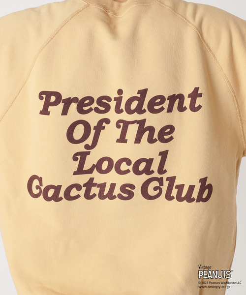 PEANUTS（ピーナッツ）の「【PEANUTS×SPORTS WEAR by relume】別注 プリントクルーネックスウェット（スウェット・メンズ・イエロー/アイボリー/グリーン系その他/チャコールグレー/ブラック・LARGE/MEDIUM/X-LARGE）」の16枚目の写真