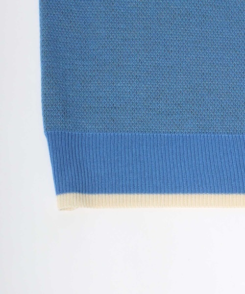 Salong hameu(サロン ハミュー)の「PEZ(ペッツ)キャラクタージャガードニットベスト(ニット/セーター・レディース・オフホワイト/ブルー/ブラック・L/M)」の12枚目の写真