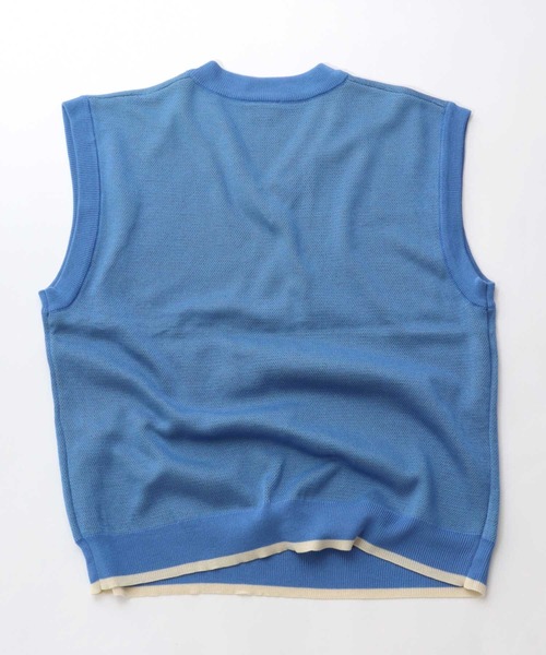 Salong hameu(サロン ハミュー)の「PEZ(ペッツ)キャラクタージャガードニットベスト(ニット/セーター・レディース・オフホワイト/ブルー/ブラック・L/M)」の10枚目の写真