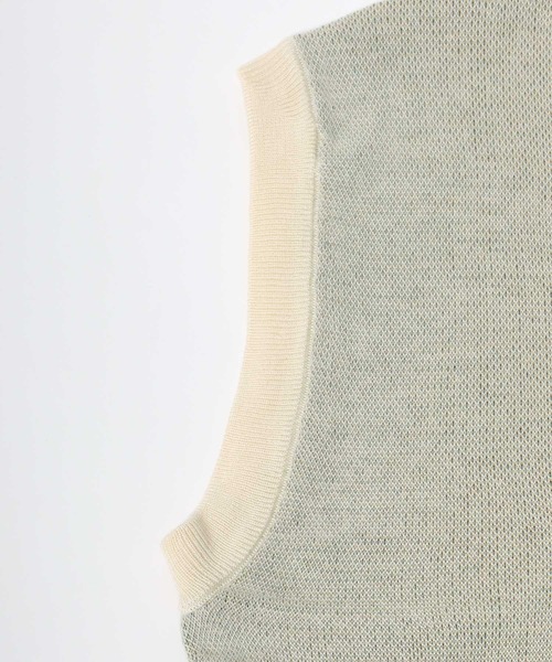 Salong hameu(サロン ハミュー)の「PEZ(ペッツ)キャラクタージャガードニットベスト(ニット/セーター・レディース・オフホワイト/ブルー/ブラック・L/M)」の14枚目の写真