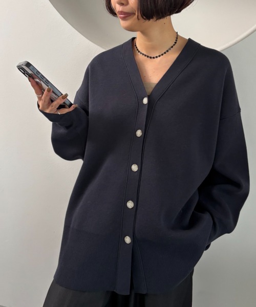 HACHE 中綿コート　数回着用　イタリア製　ネイビー Wool Gabardine Overcoat in Navy – OVERCOAT
