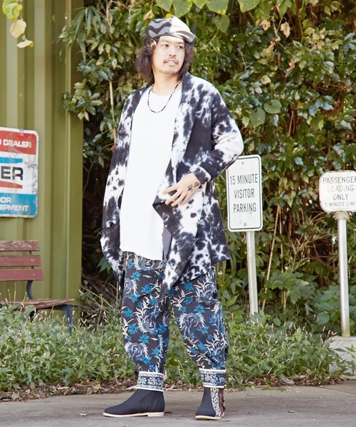 チャイハネ（チャイハネ）の「【チャイハネ】ワカチタイダイMEN'Sカーディガン（カーディガン/ボレロ・メンズ・ベージュ/ブラック/ブルー系その他・FREE）」の6枚目の写真