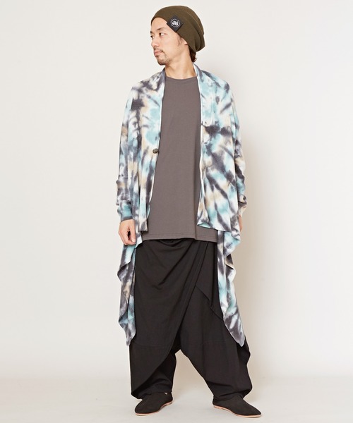 チャイハネ（チャイハネ）の「【チャイハネ】ワカチタイダイMEN'Sカーディガン（カーディガン/ボレロ・メンズ・ベージュ/ブラック/ブルー系その他・FREE）」の4枚目の写真