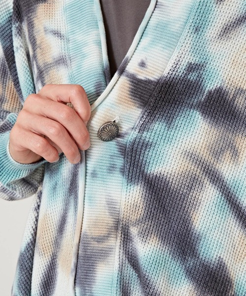 チャイハネ（チャイハネ）の「【チャイハネ】ワカチタイダイMEN'Sカーディガン（カーディガン/ボレロ・メンズ・ベージュ/ブラック/ブルー系その他・FREE）」の5枚目の写真