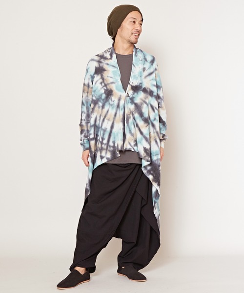 チャイハネ（チャイハネ）の「【チャイハネ】ワカチタイダイMEN'Sカーディガン（カーディガン/ボレロ・メンズ・ベージュ/ブラック/ブルー系その他・FREE）」の14枚目の写真