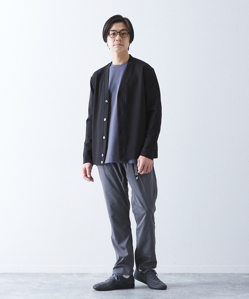 417 EDIFICE(フォーワンセブンエディフィス)の「コンパクトポンチ Vカーディガン【Made in Japan】(カーディガン/ボレロ・メンズ・ブラック/ホワイト/ブラック系その他/グレー/イエロー/グリーン・SMALL/MEDIUM/LARGE)」の7枚目の写真