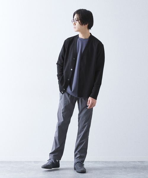 417 EDIFICE(フォーワンセブンエディフィス)の「コンパクトポンチ Vカーディガン【Made in Japan】(カーディガン/ボレロ・メンズ・ブラック/ホワイト/ブラック系その他/グレー/イエロー/グリーン・SMALL/MEDIUM/LARGE)」の8枚目の写真