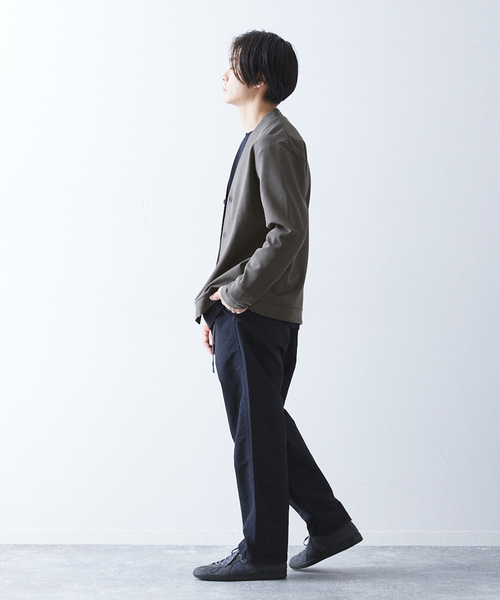 417 EDIFICE(フォーワンセブンエディフィス)の「コンパクトポンチ Vカーディガン【Made in Japan】(カーディガン/ボレロ・メンズ・ブラック/ホワイト/ブラック系その他/グレー/イエロー/グリーン・SMALL/MEDIUM/LARGE)」の14枚目の写真