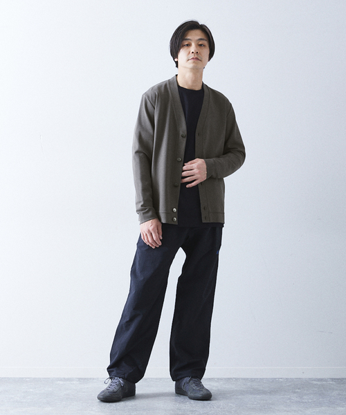 417 EDIFICE(フォーワンセブンエディフィス)の「コンパクトポンチ Vカーディガン【Made in Japan】(カーディガン/ボレロ・メンズ・ブラック/ホワイト/ブラック系その他/グレー/イエロー/グリーン・SMALL/MEDIUM/LARGE)」の15枚目の写真