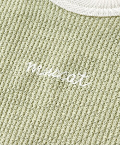 apres les cours（アプレレクール）の「BOYSワッフルタンクトップ（タンクトップ・キッズ・サックスブルー/ミント/ブルー/ベージュ・110/90/80/100/130/120）」の11枚目の写真