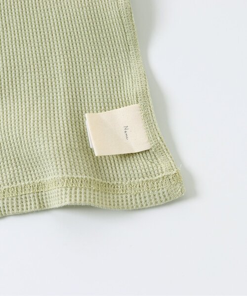 apres les cours（アプレレクール）の「BOYSワッフルタンクトップ（タンクトップ・キッズ・サックスブルー/ミント/ブルー/ベージュ・110/90/80/100/130/120）」の12枚目の写真