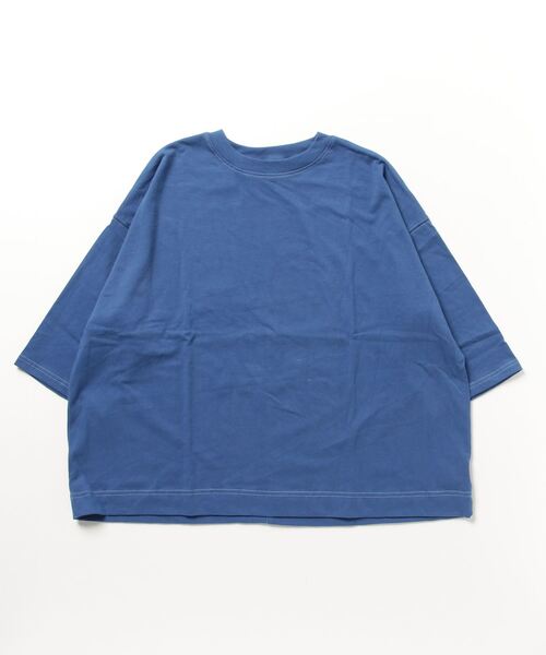 MANASTASH(マナスタッシュ)の「MANASTASH/マナスタッシュ ステッチワイドティー(Tシャツ/カットソー・レディース・ブルー/ブラック/ホワイト・M)」の3枚目の写真