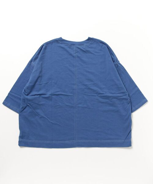 MANASTASH(マナスタッシュ)の「MANASTASH/マナスタッシュ ステッチワイドティー(Tシャツ/カットソー・レディース・ブルー/ブラック/ホワイト・M)」の4枚目の写真