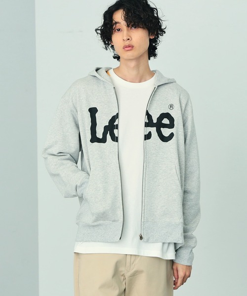 Lee（リー）の「ジップアップロゴフーディー（パーカー）」 - WEAR