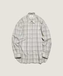 TWチェックリラックスオーバーシャツ