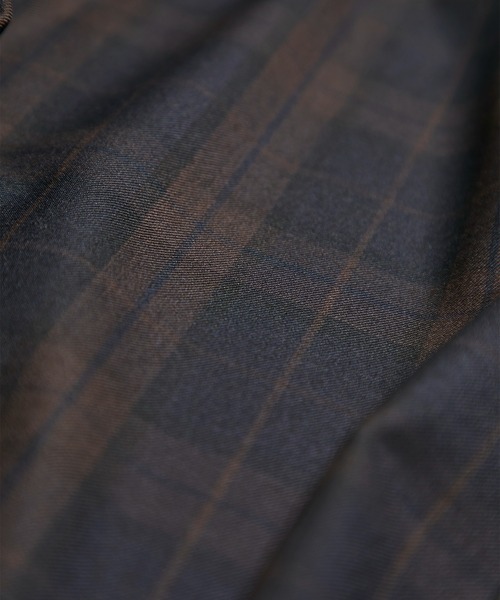 PUBLIC TOKYO（パブリックトウキョウ）の「TWチェックリラックスオーバーシャツ（シャツ/ブラウス・メンズ・ネイビー/グレー/ベージュ・1/2）」の5枚目の写真