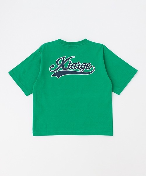 XLARGE KIDS(エクストララージキッズ)の「ベースボールグラフィック半袖Tシャツ(Tシャツ/カットソー・キッズ・レッド/トップグレー/ブラック/グリーン・90cm/110cm/120cm/80cm/140cm/130cm/100cm)」の7枚目の写真