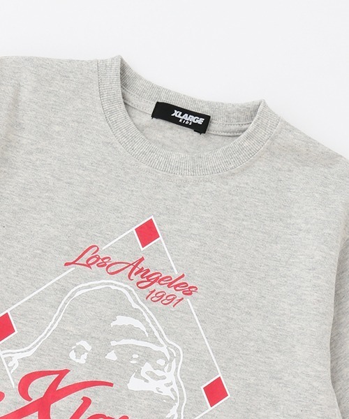 XLARGE KIDS(エクストララージキッズ)の「ベースボールグラフィック半袖Tシャツ(Tシャツ/カットソー・キッズ・レッド/トップグレー/ブラック/グリーン・90cm/110cm/120cm/80cm/140cm/130cm/100cm)」の10枚目の写真