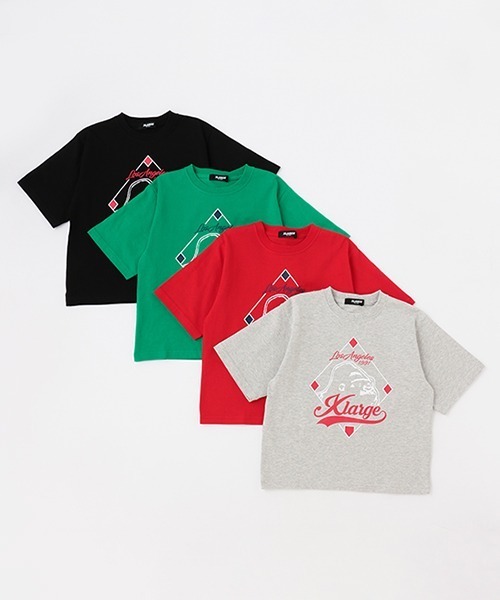 XLARGE KIDS(エクストララージキッズ)の「ベースボールグラフィック半袖Tシャツ(Tシャツ/カットソー・キッズ・レッド/トップグレー/ブラック/グリーン・90cm/110cm/120cm/80cm/140cm/130cm/100cm)」の17枚目の写真