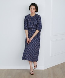 INED | ギンガムチェックサッカースカート(スカート)