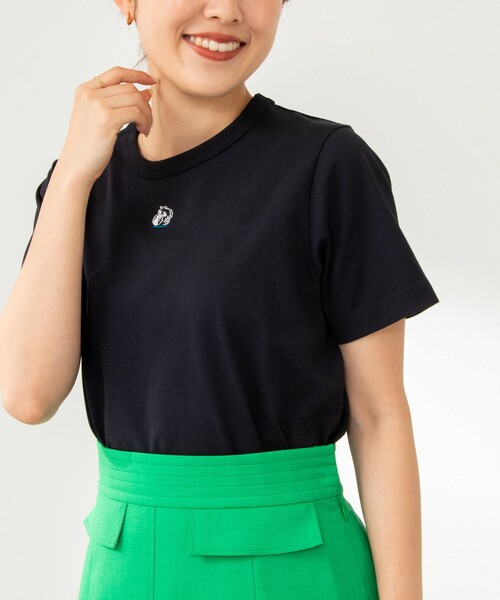NOLLEY’S(ノーリーズ)の「Parisienne Tシャツ(Tシャツ/カットソー・レディース・キナリ/ホワイト/オフホワイト/ホワイト系その他5/ホワイト系その他4/ネイビー・38)」の6枚目の写真