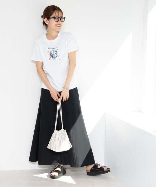 NOLLEY’S(ノーリーズ)の「Parisienne Tシャツ(Tシャツ/カットソー・レディース・キナリ/ホワイト/オフホワイト/ホワイト系その他5/ホワイト系その他4/ネイビー・38)」の11枚目の写真