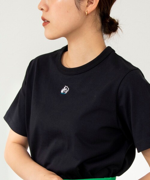 NOLLEY’S(ノーリーズ)の「Parisienne Tシャツ(Tシャツ/カットソー・レディース・キナリ/ホワイト/オフホワイト/ホワイト系その他5/ホワイト系その他4/ネイビー・38)」の22枚目の写真