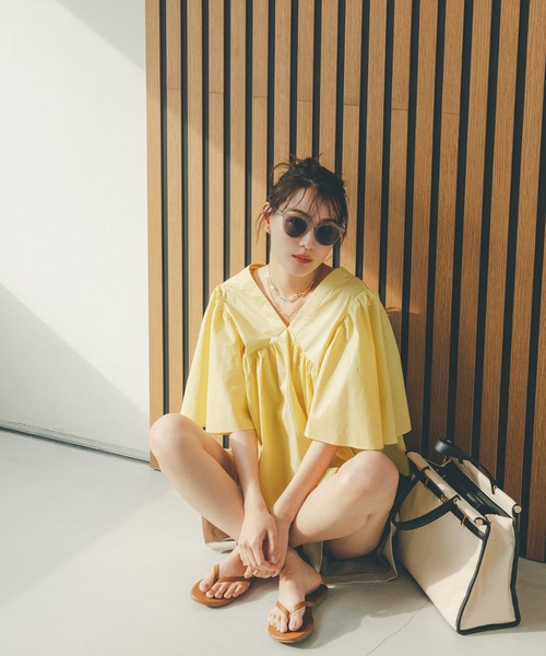 N.(N. Natural Beauty Basic)(エヌエヌナチュラルビューティーベーシック)の「◆ベルト付A4トートバッグ(トートバッグ・レディース・ホワイト/ブラウン・フリ-)」の9枚目の写真