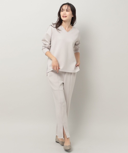 ELLE ワンピース セットアップ 130 ニットベストXシャツワンピースセットアップ[dr468