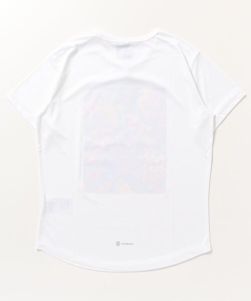 adidas（アディダス）の「アディダス adidas シーズナル ルーズフィット インターロック グラフィック半袖（Tシャツ/カットソー・レディース・ブラック/ライラック/ホワイト・S/XL/M/L）」の6枚目の写真