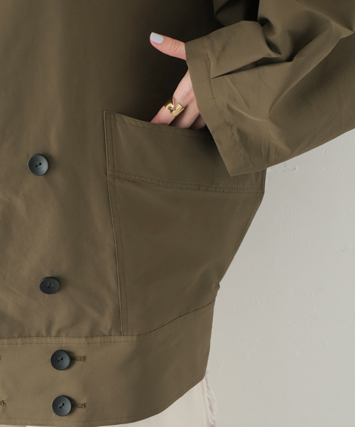 MIOSMOKEY（MIOSMOKEY）の「【MIOSMOKEY/ミオズモーキー】SHORT TRENCH