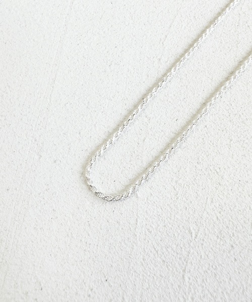 SILVER 925 スターリングシルバー フレンチロープチェーン ネックレス(S) 45cm(ネックレス)|Magine(マージン) SILVER 925 スターリングシルバー フレンチロープチェーン ネックレス(S) 45cm(ネックレス)|Magine(マージン)