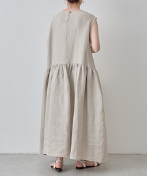 BEARDSLEY（ビアズリー）の「リネンワッフルギャザーワンピース