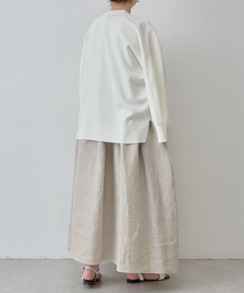 BEARDSLEY（ビアズリー）の「リネンワッフルギャザーワンピース